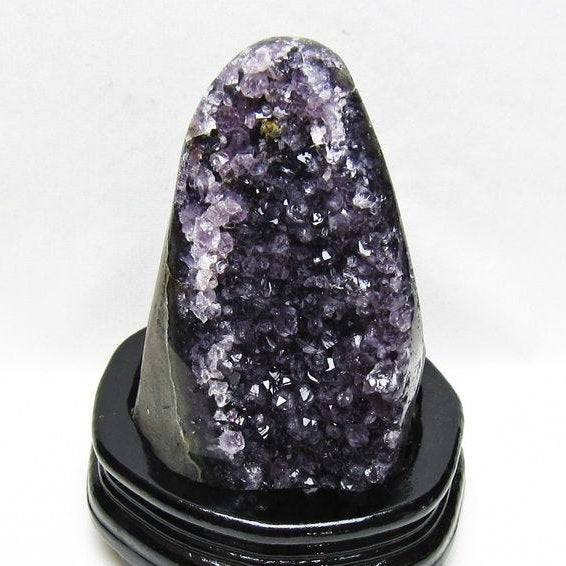 1.4Kg アメジスト クラスター ウルグアイ産 アメジスト 原石 amethyst 台座付属 一点物 182-8732