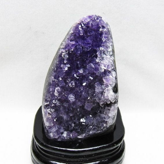 1.2Kg アメジスト クラスター ウルグアイ産 アメジスト 原石 amethyst 台座付属 一点物 182-8734