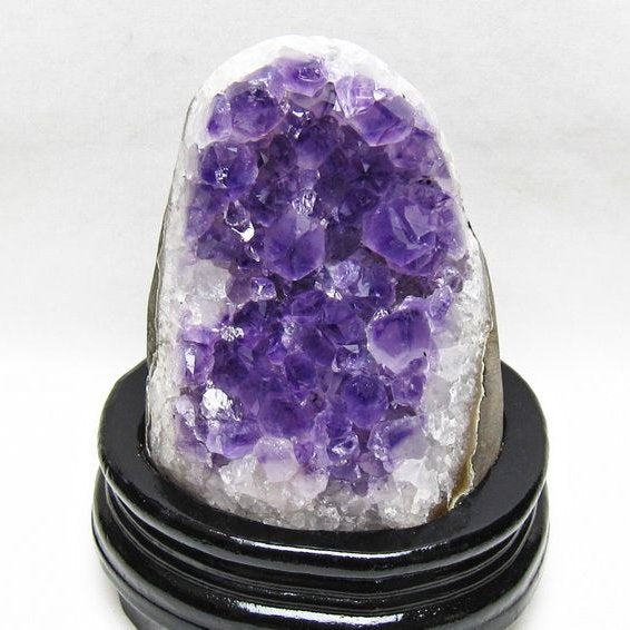 1.2Kg アメジスト クラスター ウルグアイ産 アメジスト 原石 amethyst 台座付属 一点物 182-8743