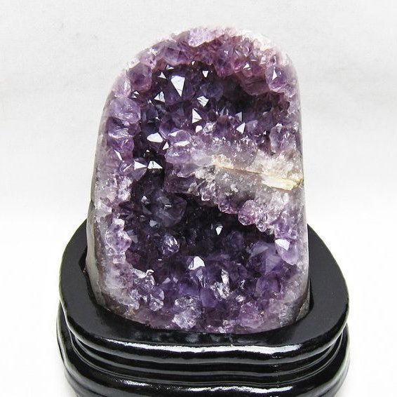 1.2Kg アメジスト クラスター ウルグアイ産 アメジスト 原石 amethyst 台座付属 一点物 182-8744