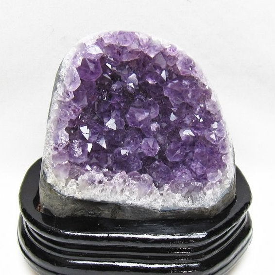 1.2Kg アメジスト 原石 ウルグアイ産 アメジスト クラスター amethyst 台座付属 一点物 182-8747