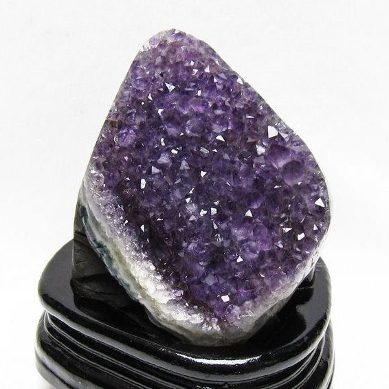 アメジスト 原石 ウルグアイ産 アメジスト クラスター amethyst 台座付属 一点物 182-8761