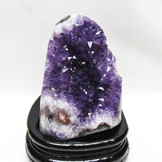 アメジスト クラスター ウルグアイ産 アメジスト 原石 amethyst 台座付属 一点物 182-8774