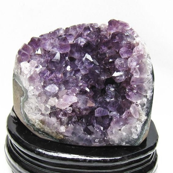 1.2Kg アメジスト クラスター ウルグアイ産 アメジスト 原石 amethyst 台座付属 一点物 182-8777