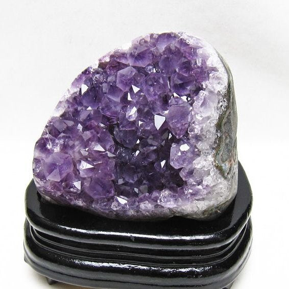 1.1Kg アメジスト クラスター ウルグアイ産 アメジスト 原石 amethyst 台座付属 一点物 182-8780