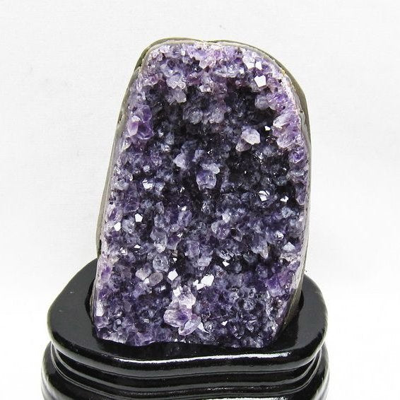 アメジスト クラスター ウルグアイ産 アメジスト 原石 amethyst 台座付属 一点物 182-8783