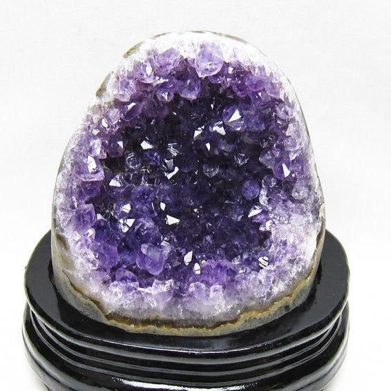 1.2Kg アメジスト クラスター ウルグアイ産 アメジスト 原石 amethyst 台座付属 一点物 182-8785