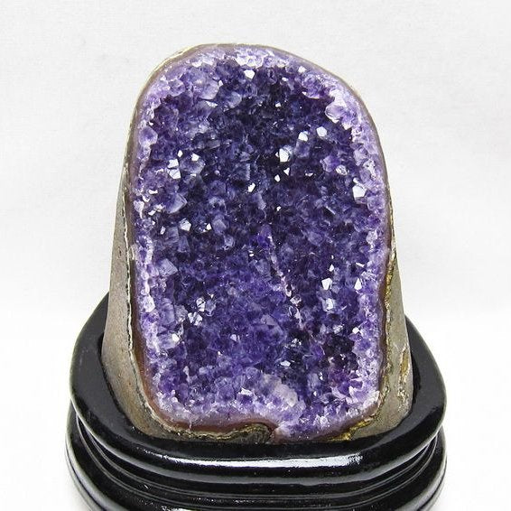 1.2Kg アメジスト クラスター ウルグアイ産 アメジスト 原石 amethyst 台座付属 一点物 182-8788