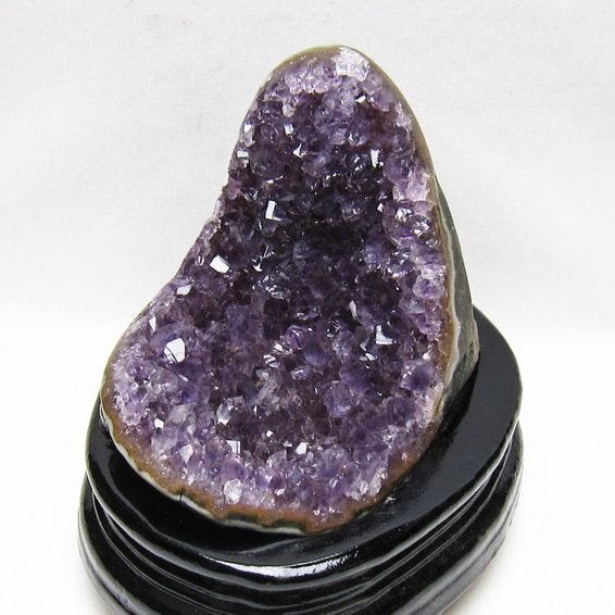 アメジスト クラスター ウルグアイ産 アメジスト 原石 amethyst 台座付属 一点物 182-8789