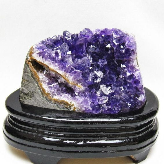 アメジスト クラスター ウルグアイ産 アメジスト 原石 amethyst 台座付属 一点物 182-8794