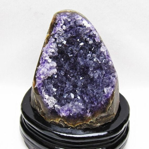 1.2Kg アメジスト 原石 ウルグアイ産 アメジスト クラスター amethyst 台座付属 一点物 182-8810
