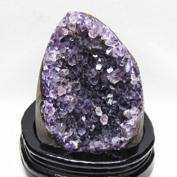 1.3Kg アメジスト 原石 ウルグアイ産 アメジスト クラスター amethyst 台座付属 一点物 182-8811