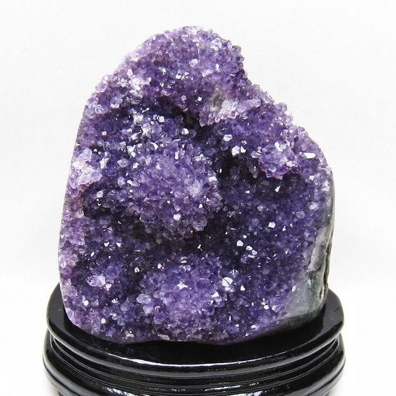 1.9Kg アメジスト 原石 ウルグアイ産 アメジスト クラスター amethyst 台座付属 一点物 182-8814