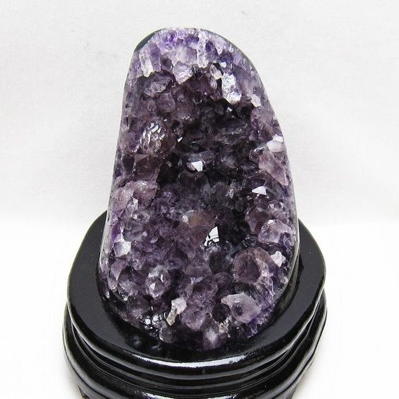 1.7Kg アメジスト 原石 ウルグアイ産 アメジスト クラスター amethyst 台座付属 一点物 182-8815