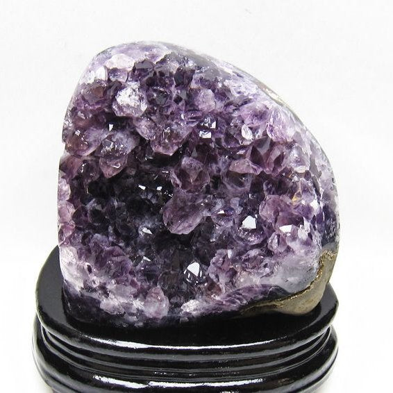 1.6Kg アメジスト 原石 ウルグアイ産 アメジスト クラスター amethyst 台座付属 一点物 182-8817