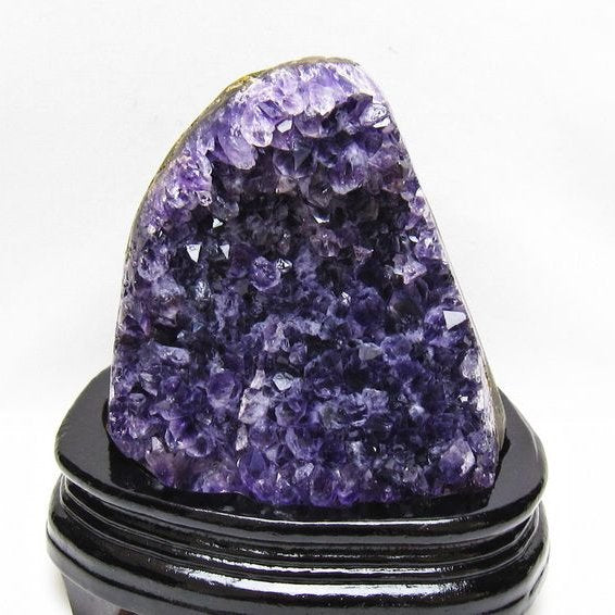 1.7Kg アメジスト クラスター ウルグアイ産 アメジスト 原石 amethyst 台座付属 一点物 182-8818