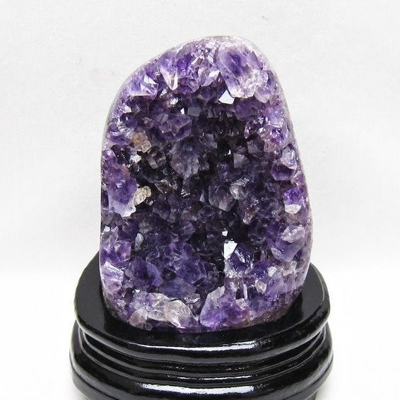 アメジスト クラスター ウルグアイ産 アメジスト 原石 amethyst 台座付属 一点物 182-8823