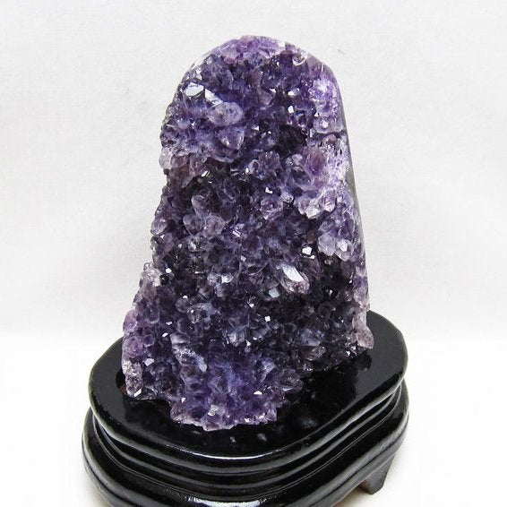 アメジスト クラスター ウルグアイ産 アメジスト 原石 amethyst 台座付属 一点物 182-8824