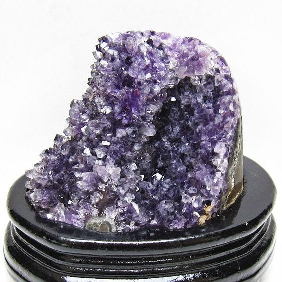アメジスト クラスター ウルグアイ産 アメジスト 原石 amethyst 台座付属 一点物 182-8828