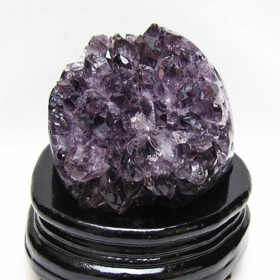 アメジスト クラスター ウルグアイ産 アメジスト 原石 amethyst 台座付属 一点物 182-8830