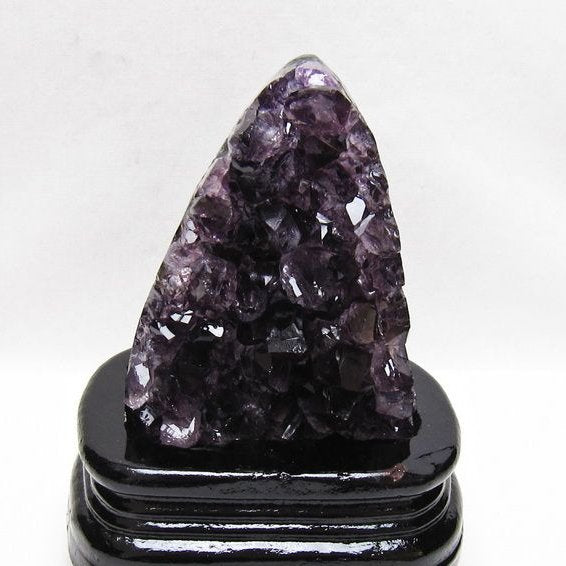アメジスト クラスター ウルグアイ産 アメジスト 原石 amethyst 台座付属 一点物 182-8831