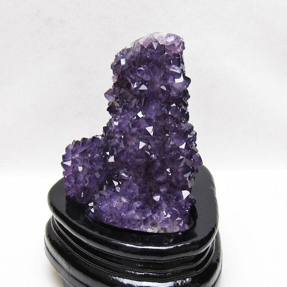 アメジスト クラスター ウルグアイ産 アメジスト 原石 amethyst 台座付属 一点物 182-8833
