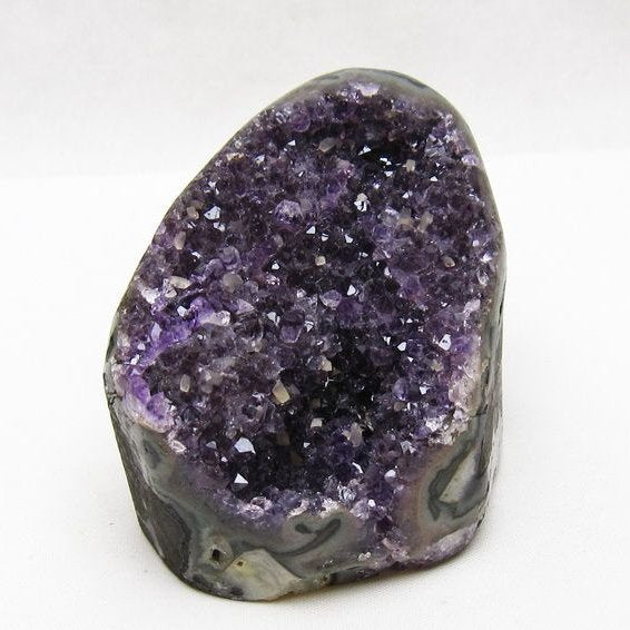アメジスト 原石 ウルグアイ産 アメジスト クラスター amethyst カルサイト共生 一点物 182-8931