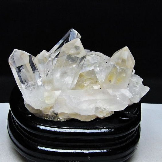 水晶 クラスター マダガスカル産 台座付属 水晶 原石 レムリアンシード 一点物 182-9283
