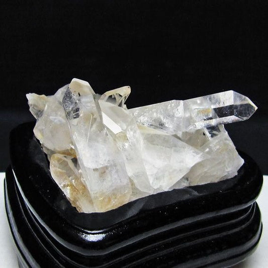 水晶 クラスター マダガスカル産 台座付属 水晶 原石 レムリアンシード 一点物 182-9292