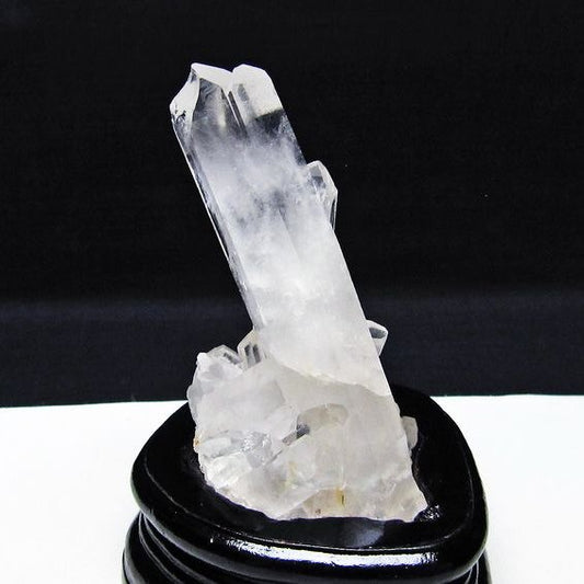 水晶 クラスター マダガスカル産 台座付属 水晶 原石 レムリアンシード 一点物 182-9312