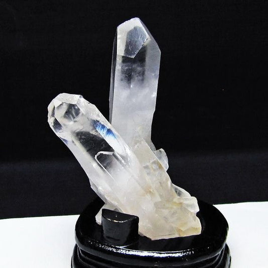 水晶 クラスター マダガスカル産 台座付属 水晶 原石 レムリアンシード 一点物 182-9315