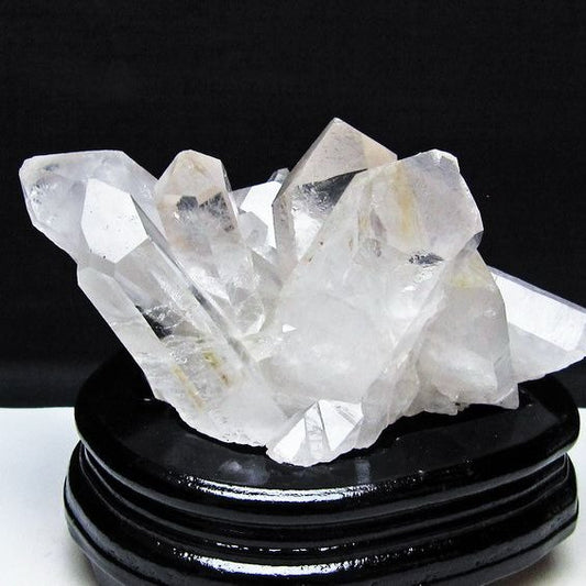水晶 クラスター マダガスカル産 台座付属 水晶 原石 レムリアンシード 一点物 182-9327