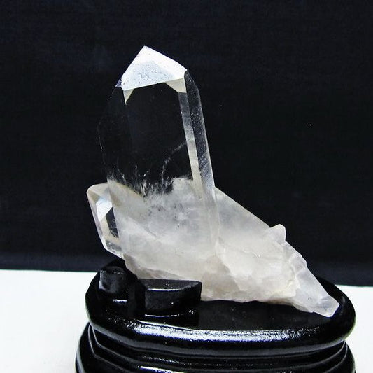 水晶 クラスター マダガスカル産 台座付属 水晶 原石 レムリアンシード 一点物 182-9359