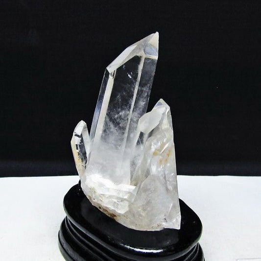 水晶 クラスター マダガスカル産 台座付属 水晶 原石 レムリアンシード 一点物 182-9365