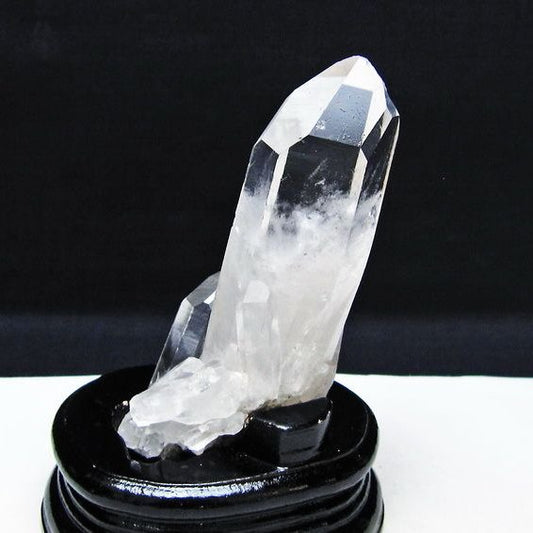水晶 クラスター マダガスカル産 台座付属 水晶 原石 レムリアンシード 一点物 182-9379