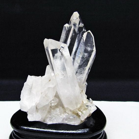 水晶 クラスター マダガスカル産 台座付属 水晶 原石 レムリアンシード 一点物 182-9381