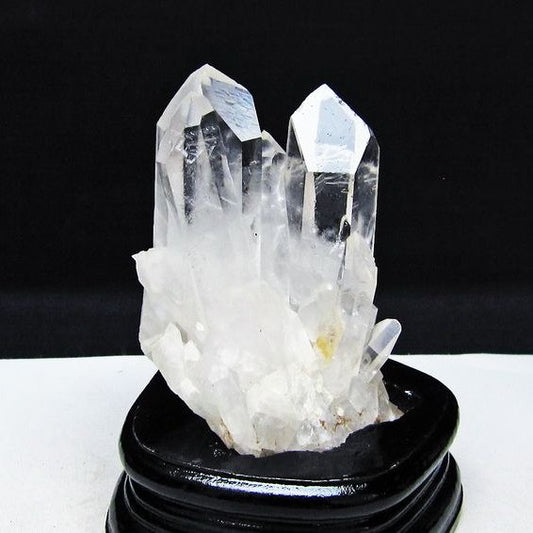 水晶 クラスター マダガスカル産 台座付属 水晶 原石 レムリアンシード 一点物 182-9389