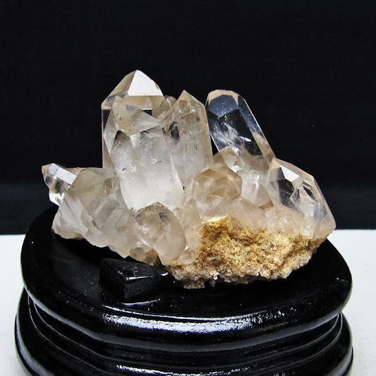 水晶 クラスター マダガスカル産 台座付属 水晶 原石 レムリアンシード 一点物 182-9392