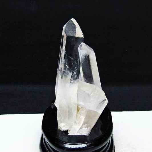 水晶 クラスター マダガスカル産 台座付属 水晶 原石 レムリアンシード 一点物 182-9402