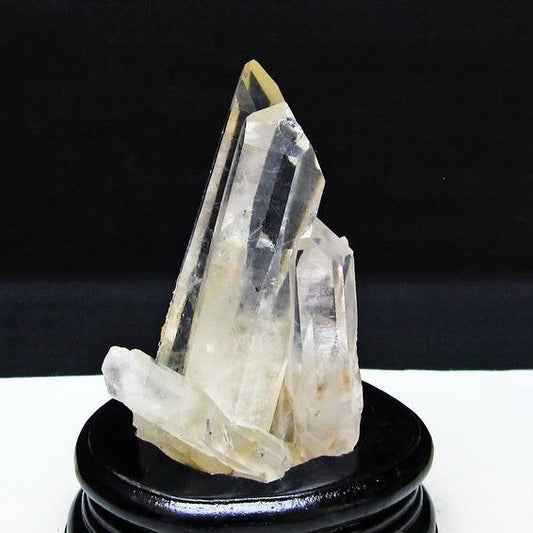水晶 クラスター マダガスカル産 台座付属 水晶 原石 レムリアンシード 一点物 182-9403