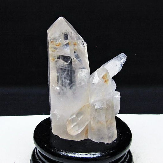 水晶 クラスター マダガスカル産 台座付属 水晶 原石 レムリアンシード 一点物 182-9404