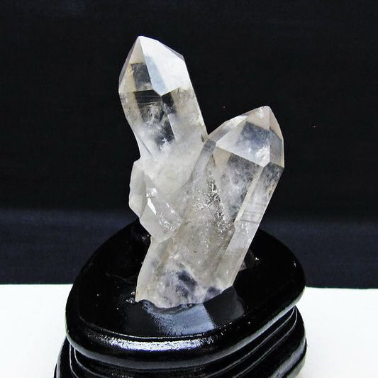 水晶 クラスター マダガスカル産 台座付属 水晶 原石 レムリアンシード 一点物 182-9410