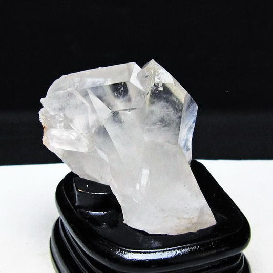 水晶 クラスター マダガスカル産 台座付属 水晶 原石 レムリアンシード 一点物 182-9413