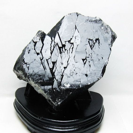 5.4Kg モリオン 原石 黒水晶 原石 山東省産 台座付属 一点物 191-527