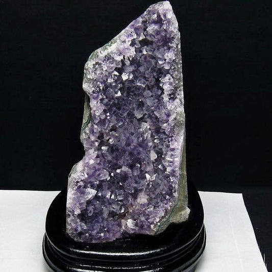 2.8Kg アメジスト クラスター ウルグアイ産 アメジスト 原石 amethyst 台座付属 花型 一点物  192-685