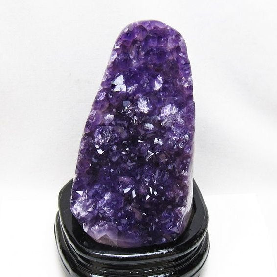 2.1Kg アメジスト クラスター アメジスト 原石 ウルグアイ産 amethyst 台座付属 一点物 192-715