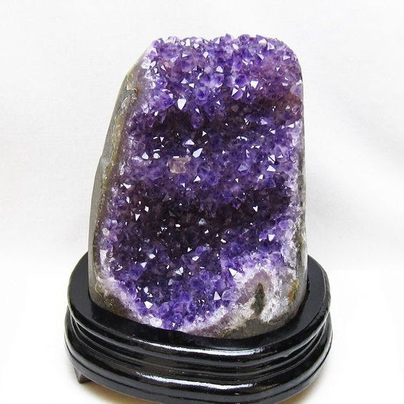2.5Kg アメジスト クラスター アメジスト 原石 ウルグアイ産 amethyst 台座付属 一点物 192-717