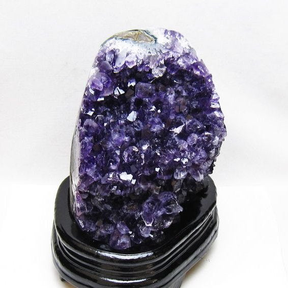 2.4Kg アメジスト クラスター アメジスト 原石 ウルグアイ産 amethyst 台座付属 一点物 192-720
