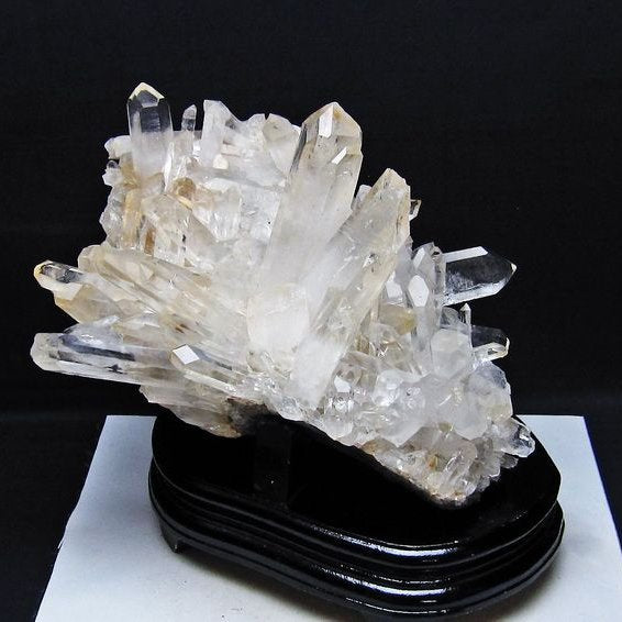 5.3Kg 水晶 クラスター マダガスカル産 台座付属 水晶 原石 レムリアンシード 192-784
