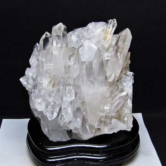 4.8Kg 水晶 クラスター マダガスカル産 台座付属 水晶 原石 レムリアンシード 192-788